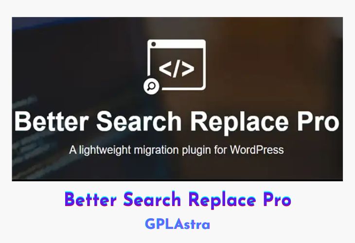 Better Search Replace Pro Free Download