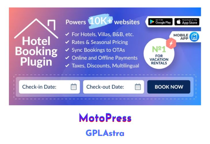 MotoPress Hotel Booking Free Download