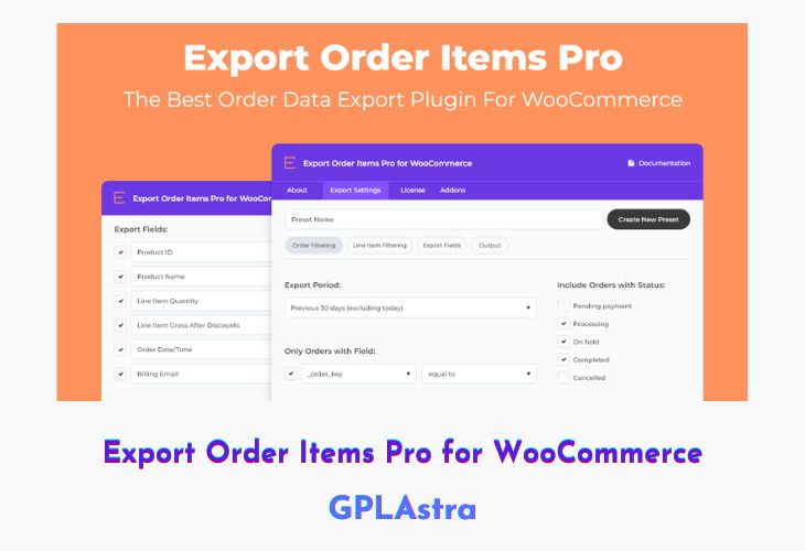 Export Order Items Pro Free Download