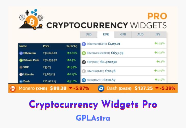 Cryptocurrency Widgets Pro Free Download