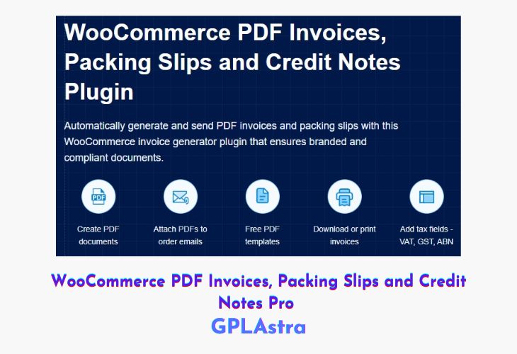 WooCommerce PDF Invoices By WebToffee Free Download