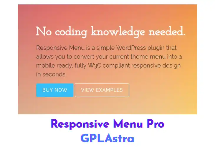 Responsive Menu Pro Free Download